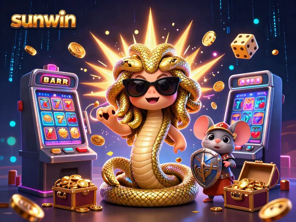 Engage in thrilling gameplay at sunwin with exciting casino elements and vibrant illustrations.